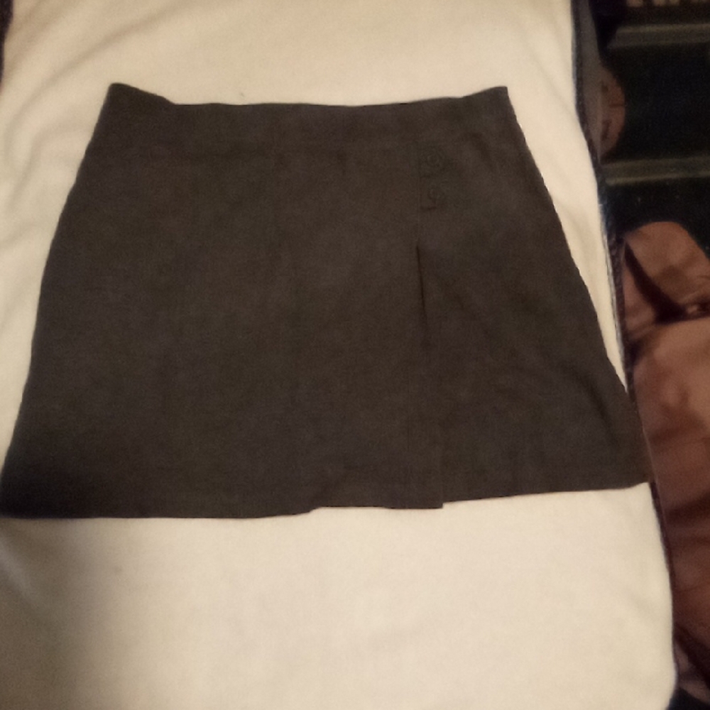 Lands' End Black A-Line Mini Skirt Casual